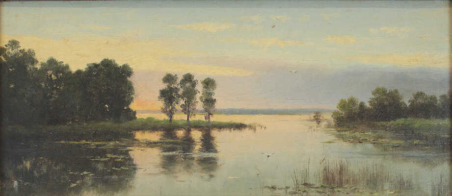 Бурхардт Фёдор Карлович. Утро у реки 